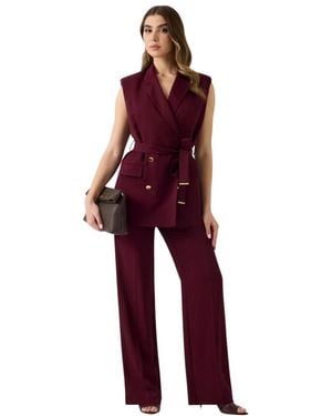 Marciano Straight Trousers - Red
