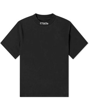 Heron Preston T-Shirts - Black