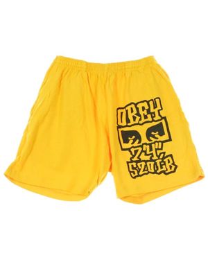 Obey Casual Shorts - Yellow
