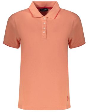 North Sails Tops ,Roze ,Poloshirt Met Korte Mouwen - Oranje