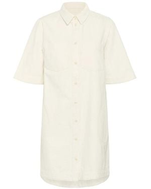 Part Two Shirt Dresses - White