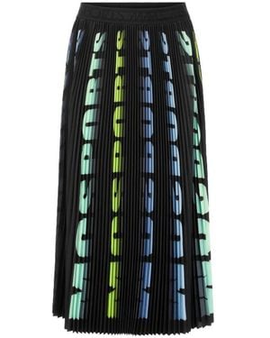 Marc Cain Plissé Midi Rok - Groen
