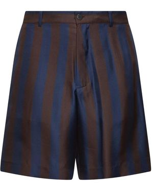 Fendi Korte Broeken ,Veelkleurig ,Bermuda Shorts - Blauw