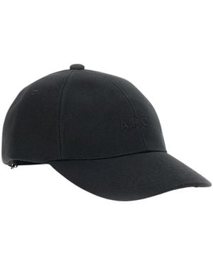 A.P.C. Charlie Baseball Cap - Schwarz