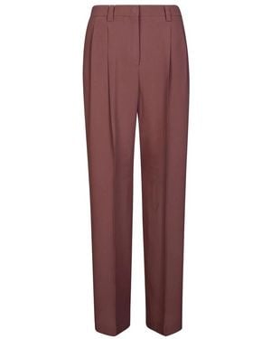 Incotex Straight Trousers - Purple
