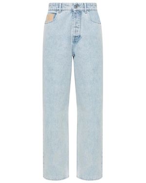 Drole de Monsieur Hellblaue hose moderner twist