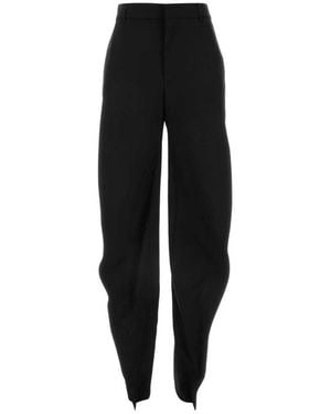 Y. Project Wide Trousers - Black