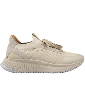 HUGO Braune Sneakers Für Männer - Natur