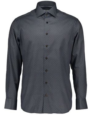 Eterna Lange Mouw Overhemden 1192 X669 - Blau