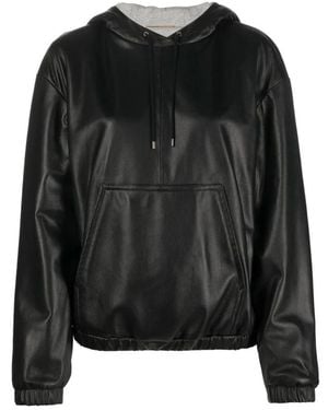 Saint Laurent Leather Jackets - Black