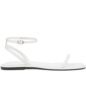 ESTRO Flat Sandals - White