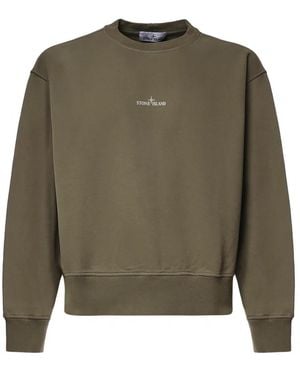 Stone Island Hoodies & Sweatvesten ,Groen ,Sweatshirts