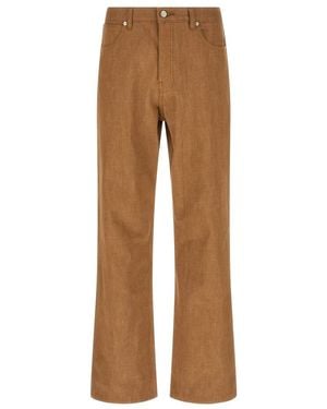 A.P.C. Straight Trousers - Brown