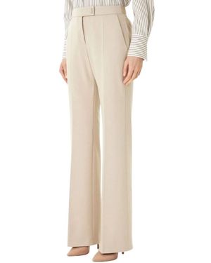BOSS Wide Trousers - Natural