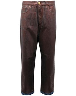 Elisabetta Franchi Straight Jeans - Gray
