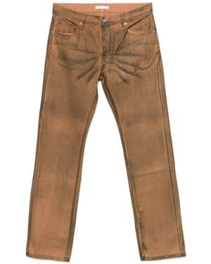 Helmut Lang Straight Fit Jeans - Brown
