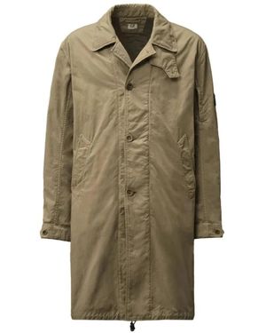 C.P. Company Single-Breasted Coats - Groen