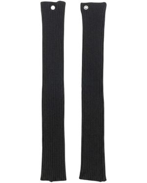 Rick Owens Accessoires ,Zwart ,Wol Wollen Handschoenen