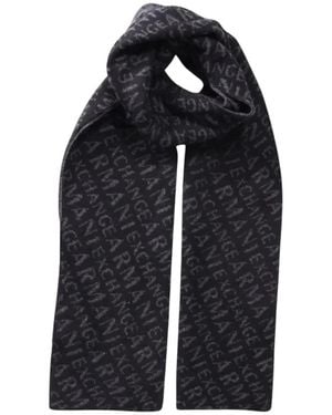 ARMANI EXCHANGE Winter Scarves - Noir