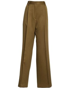 Dries Van Noten Wide Trousers - Green