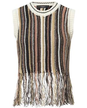 Weekend by Maxmara Desert Linen Navetta Jurk - Bruin