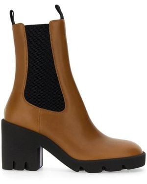 Burberry Heeled Boots - Marrón