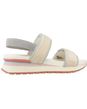Gioseppo Schoenen ,Veelkleurig ,Platte Sandalen Voor Vrouwen - Wit