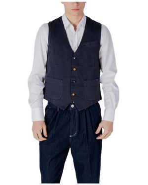 Gianni Lupo Waistcoats - Blue