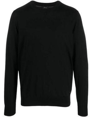 Brioni Round-Neck Knitwear - Black