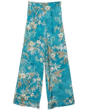 forte_forte Wide Broeken - Blauw