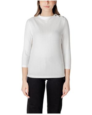 Street One Round-Neck Knitwear - Blanco