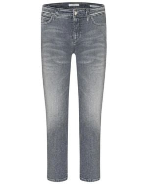 Cambio Cropped Jeans - Gray