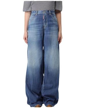 DSquared² Wide Jeans - Azul