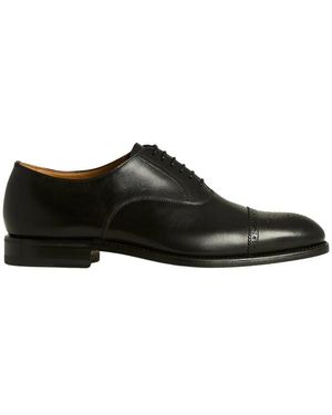 Kiton Schnürschuh Aus Leder - Schwarz