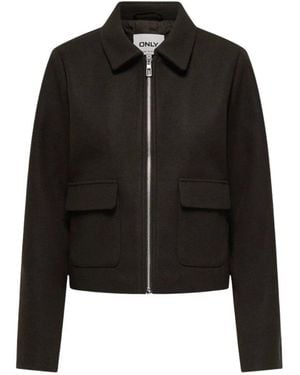 ONLY Onlvela Zip Short Jacket - Zwart