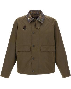 Barbour Icons Spey Wax Jacket - Groen
