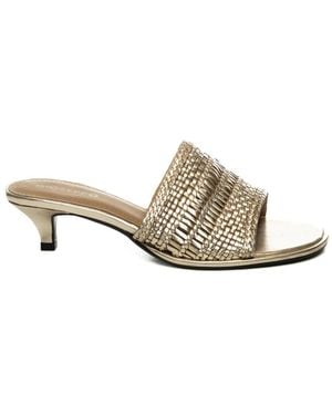 Gioseppo Heeled Mules - White