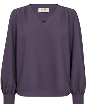 Mos Mosh Overhemden ,Paars ,Blouses & Shirts