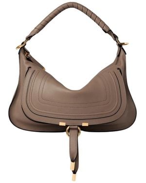 Chloé Small Marcie Shoulder Bag - Bruin