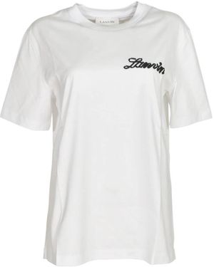 Lanvin T-Shirts En Polo's - Wit
