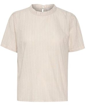 Cream T-Shirts - White