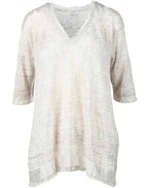 Ballantyne V-Neck Knitwear - White