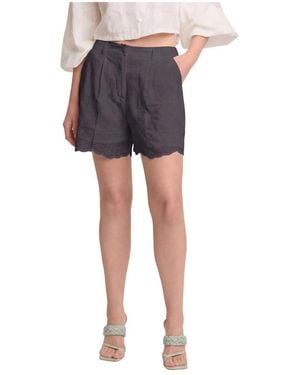 Kocca Korte Broeken ,Zwart ,Short Shorts - Blauw
