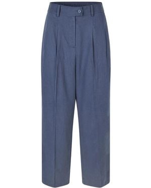 Masai Straight Trousers - Blue