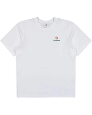 CASABLANCA Klassisches T-Shirt - Weiß