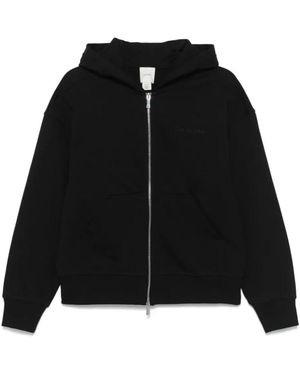 Calvin Klein Cotton Zip-Up Hoodie - Zwart
