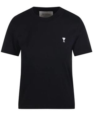Ami Paris T-Shirts - Negro