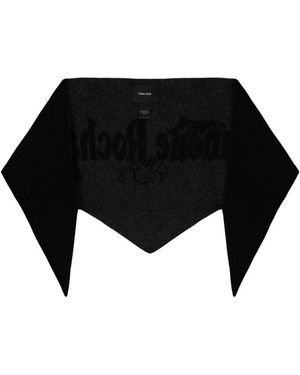 Simone Rocha Winter Scarves - Zwart