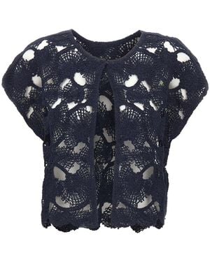 Kangra Truien & Vesten ,Blauw ,Katoen Lichtgewicht Duster Coat