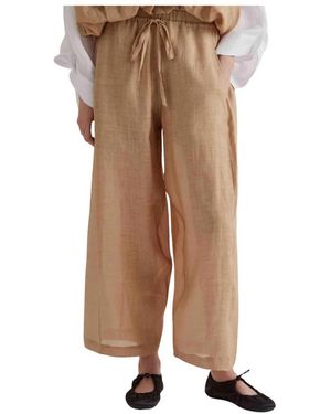 MEIMEIJ Wide Trousers - Brown